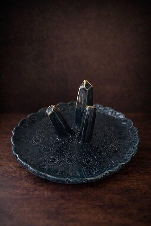 Obsidian – Smykkeskål