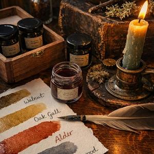 Verf, inkt & kalligrafie Forest inkt set 156